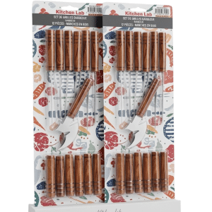 Lot de 12 brochettes pour barbecue