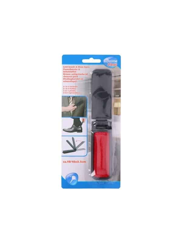BROSSE À CHARPIE + CHAUSSE-PIED 12X5X2,5CM 2EN1 PP - Mr.Bricolage Maroc