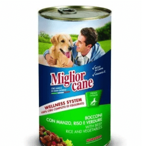 Morceaux en sauce pour chien au bœuf riz et légumes 1250 g