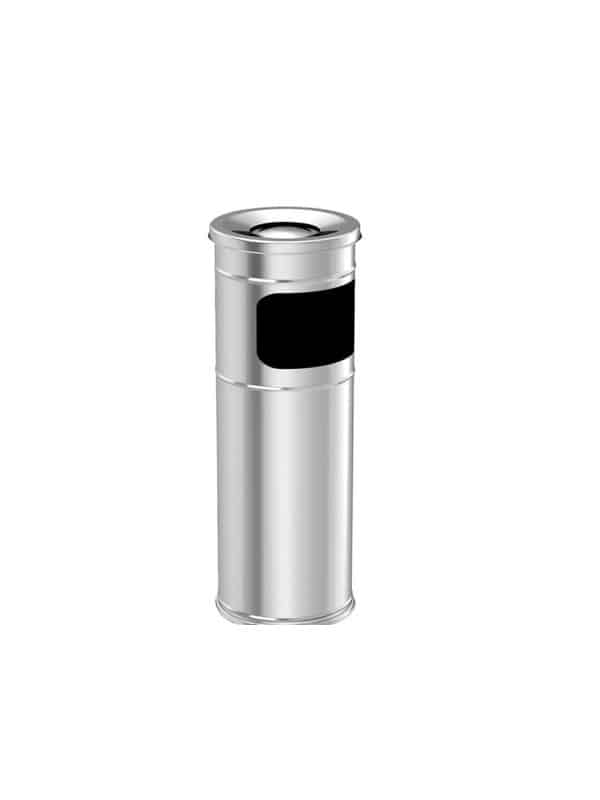 960354 Cendrier Sur Pied Avec Poubelle Vinoks 60 X 28 Cm Inox – Image 1