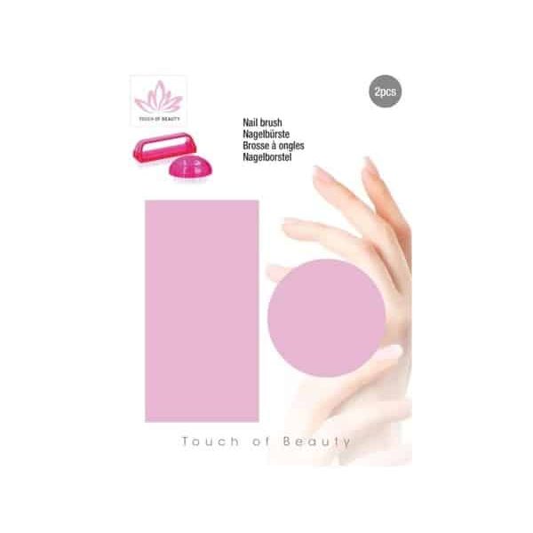 Brosse A Ongles 2Pcs 4Assorti Clr