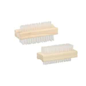 Brosses A Ongles En Bois 2Pcs