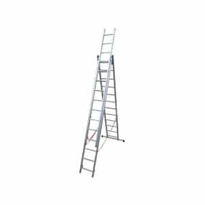 Échelle télescopique extensible en aluminium Facal Stilo 3 x 12 marches 8,18 m