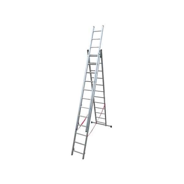 Échelle télescopique extensible en aluminium Facal Stilo 3 x 12 marches 8,18 m