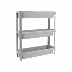 Étagère De Rangement Multifonction 3 Niveaux 37 X 25,5 X 56 Cm
