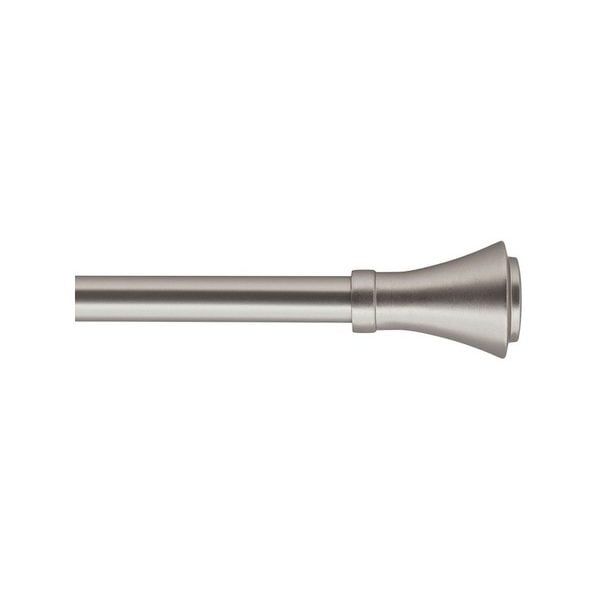 Kit extensible  210‑380 cm ø19cm embout brasserie finial argent