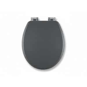 Abattant Wc Mdf Gris Clair Brillant 18 Pouces
