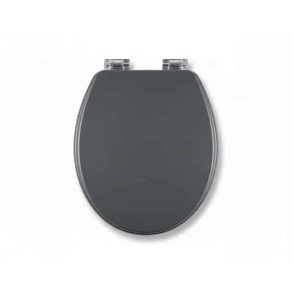 Abattant Wc Mdf Gris Clair Brillant 18 Pouces