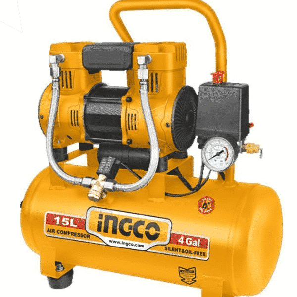 Compresseur d'air silencieux 15 l 1100w 8 bar