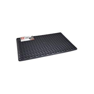 Tapis d’entrée rectangulaire à carreaux 61 x 38 x 2 cm