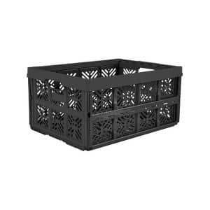 Caisse Pliable Noir Ida 48X35X23Cm