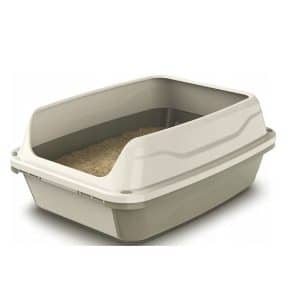 LITIERE 56X40X25CM AVEC REBORD HAUT