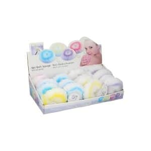 Eponge Fleur De Bain 50Gr 4Ass