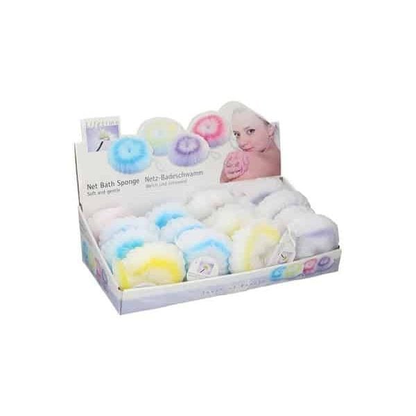 Eponge Fleur De Bain 50Gr 4Ass