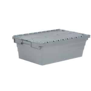 Boîte En Plastique Fermée 40X60X25Cm Grise