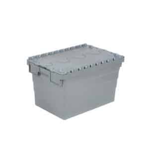 Boîte En Plastique Fermée 40 X 60 X 41,5 Cm Grise