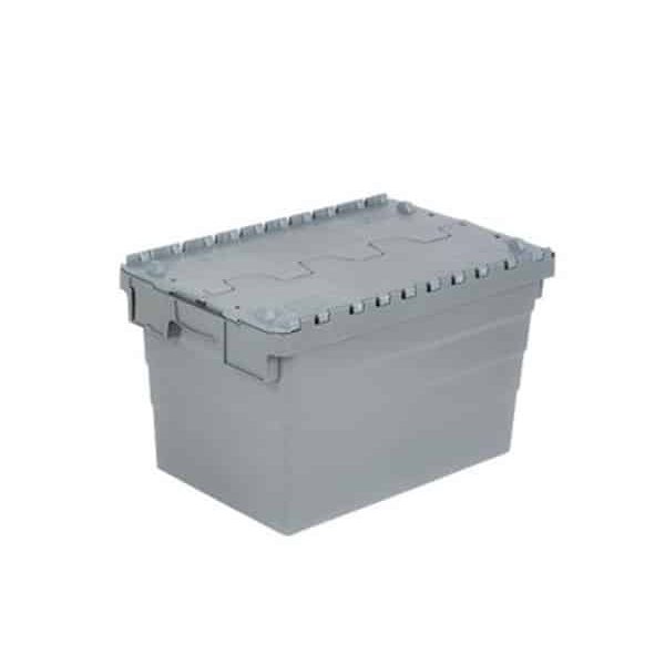 Boîte En Plastique Fermée 40 X 60 X 41,5 Cm Grise