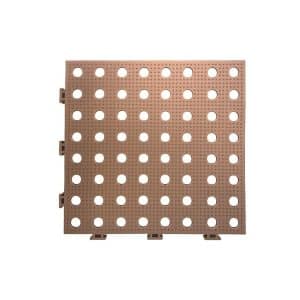 Dalle Clic Deck Golf Marron 33 X 33 X 3 Cm