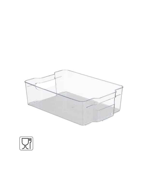 Organisateur de frigo transparent 6 L 31,5 cm - Mr.Bricolage Maroc