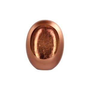 Photophore Marrakech forme œuf cuivre 33 cm