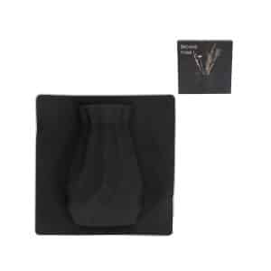 Vase en silicone noir 15 cm