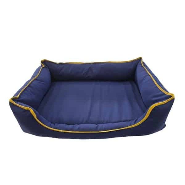 Coussin animal bleu en polyester  60x40cm pour chien