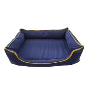 Coussin animal bleu en polyester  80x50cm pour chien