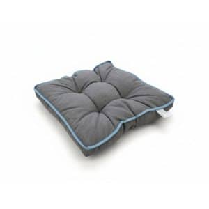 Coussin animal gris en polyester 100x60cm pour chien