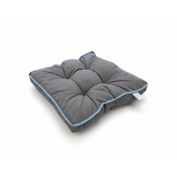 Coussin animal gris en polyester 100x60cm pour chien