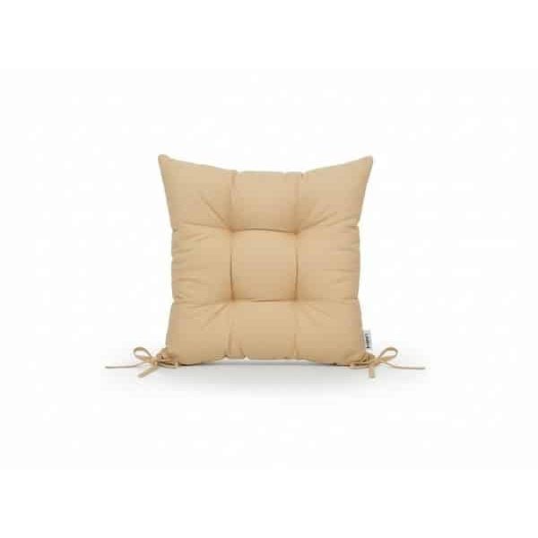 Coussin De Chaise Taupe Polyester 39 X 39 X 6 Cm