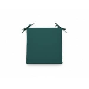 Coussin de chaise vert foncé 39 x 39 cm