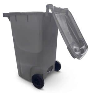 Poubelle à déchets 240l gris
