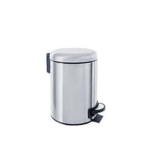 Poubelle À Pédale 3 L Inox Mat