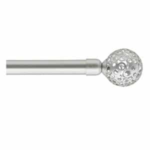 Kit 120‑210 cm ø19 embout voltaire gris argenté