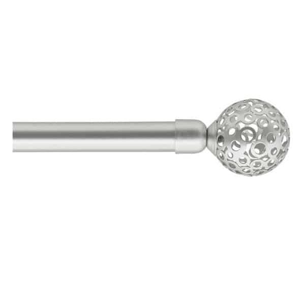 Kit 120‑210 cm ø19 embout voltaire gris argenté