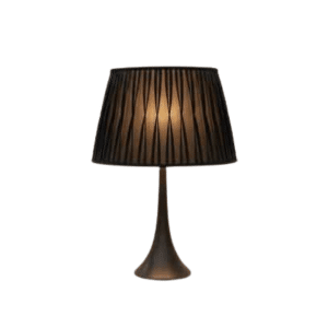 Abat-jour Riva ovale noir 55 cm