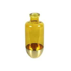 VASE NAOMI JAUNE MOUTARDE 31CM