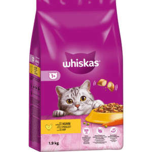 Croquettes pour chats adulte 1+ au poulet 1,9 kg
