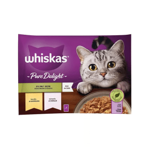 Sachet pour chat adulte en gelée saumon et poulet 4 x 85 g