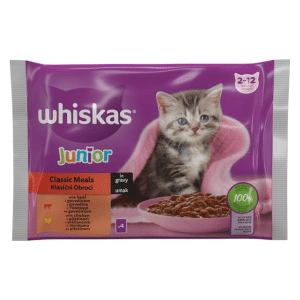 Pâtée pour chaton Junior au poulet et dinde 4 x 85 g
