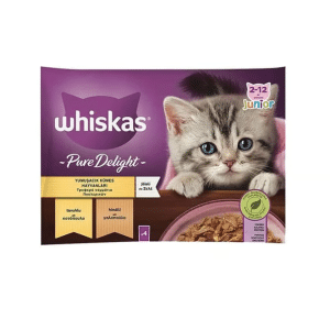 Pâtée pour chaton Junior au poulet 4 x 85 g