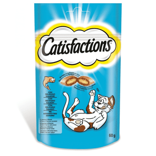 Friandises au saumon pour chat et chaton 60 g