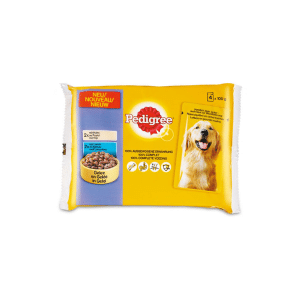 Pedrigee  en gelée pour chien adulte au poulet et à l’agneau 4 x 100 g