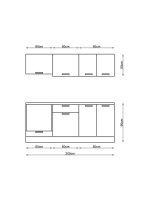 Cuisine modulaire 200 cm enkel – Image 2