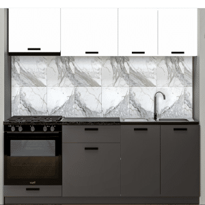 Cuisine moderne avec meubles en bois