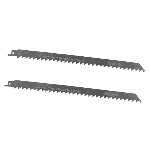 Set 2 lame pour scie sabre en acier inoxydable 300mm 3 dents par pouce jadever