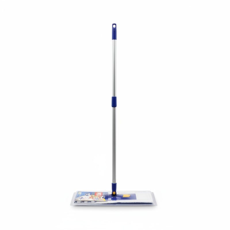 Balai Plat Microfibre 360° avec 2 Recharges NECO