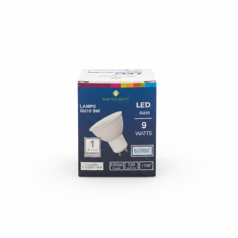 9815131 Lampe LED GU10 9W 6500K 720lm SAVYALIGHT