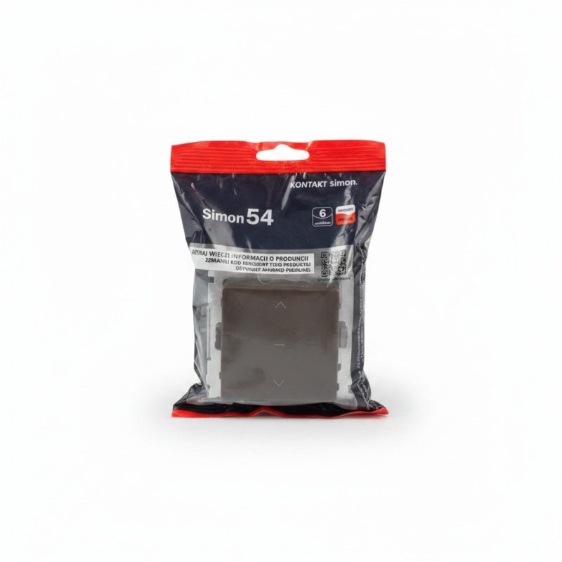 Double Interrupteur Volet Roulant Graphite Simon 54