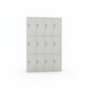 Armoire métallique 12 casiers pour rangement sécurisé